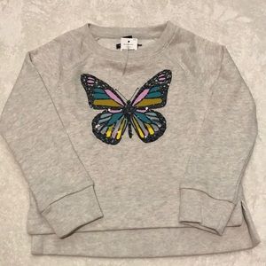 GapKids butterfly pullover sweatshirt